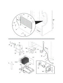 System parts for Kenmore Freezer 253.44773703 (25344773703, 253 44773703) from AppliancePartsPros.com