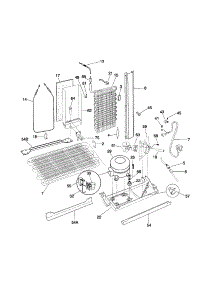 System parts for Kenmore Refrigerator 253.50683002 (25350683002, 253 50683002) from AppliancePartsPros.com