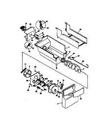 Ice Container parts for Kenmore Refrigerator 253.51232101 (25351232101, 253 51232101) from AppliancePartsPros.com