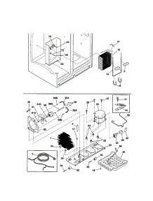 System parts for Kenmore Refrigerator 253.51232106 (25351232106, 253 51232106) from AppliancePartsPros.com