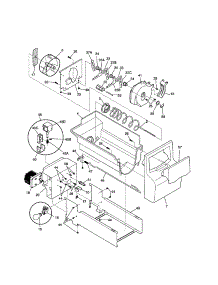 Ice Container parts for Kenmore Refrigerator 253.51232106 (25351232106, 253 51232106) from AppliancePartsPros.com