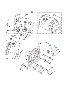 Bulkhead Parts parts for Kenmore Dryer 110.77442600 (11077442600, 110 77442600) from AppliancePartsPros.com