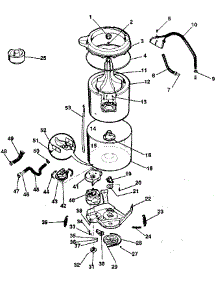 Washer-Tubs, Hoses, Motor parts for Kenmore Washer Dryer Combo 417.99985810 (41799985810, 417 99985810) from AppliancePartsPros.com