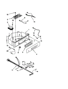 Control Panel parts for Kenmore Freestanding Ice Maker 46-.89482991 (46-89482991, 46- 89482991) from AppliancePartsPros.com