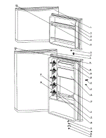 Door Assy parts for Kenmore Refrigerator 461.62402010 (46162402010, 461 62402010) from AppliancePartsPros.com