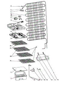 Evaporator Assy parts for Kenmore Refrigerator 461.62402010 (46162402010, 461 62402010) from AppliancePartsPros.com