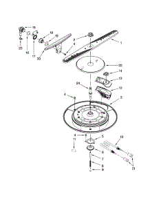 Wash System parts for Kenmore Dishwasher 465.13322600 (46513322600, 465 13322600) from AppliancePartsPros.com