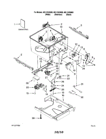 Tub parts for Kenmore Dishwasher 465.13323600 (46513323600, 465 13323600) from AppliancePartsPros.com