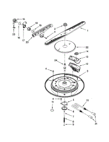Wash System parts for Kenmore Dishwasher 465.13333600 (46513333600, 465 13333600) from AppliancePartsPros.com