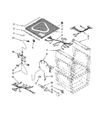 Frame & Lid parts for Kenmore Dishwasher 465.13339600 (46513339600, 465 13339600) from AppliancePartsPros.com