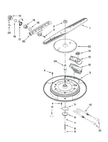 Wash System Parts parts for Kenmore Dishwasher 465.13343600 (46513343600, 465 13343600) from AppliancePartsPros.com