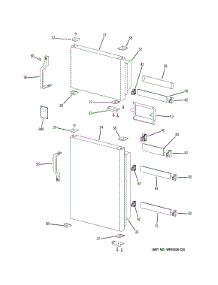 Doors parts for Kenmore Refrigerator 4680012 from AppliancePartsPros.com