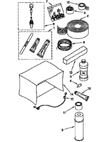 Optional Parts parts for Kenmore Room Air Conditioner 484.8790811 (4848790811, 484 8790811) from AppliancePartsPros.com