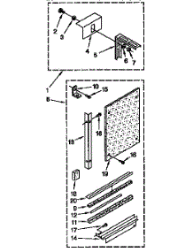 Installation Parts parts for Kenmore Room Air Conditioner 484.8790811 (4848790811, 484 8790811) from AppliancePartsPros.com