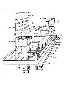 Mounting Base Assembly parts for Kenmore Microwave 562.9907310 (5629907310, 562 9907310) from AppliancePartsPros.com