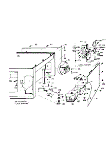 Oven Right Side Assembly parts for Kenmore Microwave 562.9907310 (5629907310, 562 9907310) from AppliancePartsPros.com
