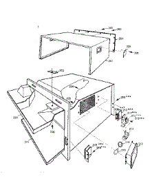 Oven Right Side View parts for Kenmore Microwave 562.9947310 (5629947310, 562 9947310) from AppliancePartsPros.com