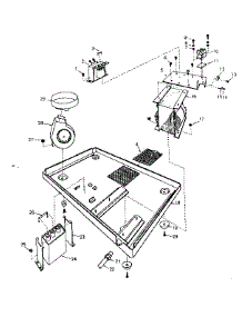 Oven Base Assembly parts for Kenmore Microwave 562.9947310 (5629947310, 562 9947310) from AppliancePartsPros.com