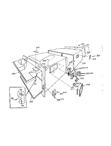 Oven Right Side parts for Kenmore Microwave 562.9967310 (5629967310, 562 9967310) from AppliancePartsPros.com