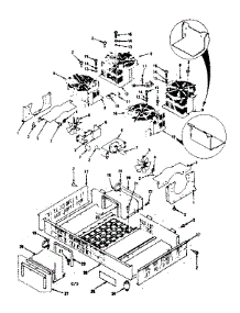 Frame And Blower Parts parts for Kenmore Cooktop 564.4498310 (5644498310, 564 4498310) from AppliancePartsPros.com