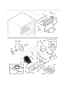 System parts for Kenmore Refrigerator 253.64154401 (25364154401, 253 64154401) from AppliancePartsPros.com