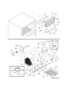System parts for Kenmore Refrigerator 253.6419440G (2536419440G, 253 6419440G) from AppliancePartsPros.com