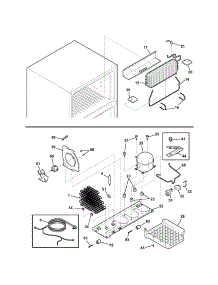 System parts for Kenmore Refrigerator 253.64199401 (25364199401, 253 64199401) from AppliancePartsPros.com
