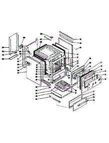 Body Section parts for Kenmore Range 119.9067320 (1199067320, 119 9067320) from AppliancePartsPros.com