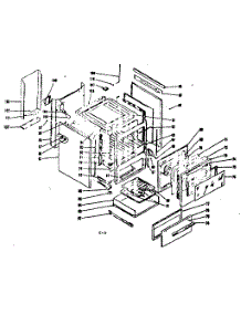 Body Section parts for Kenmore Range 119.9067321 (1199067321, 119 9067321) from AppliancePartsPros.com