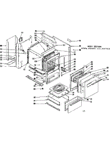 Body Section parts for Kenmore Range 119.9067810 (1199067810, 119 9067810) from AppliancePartsPros.com