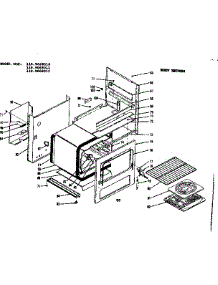 Body Section parts for Kenmore Range 119.9068012 (1199068012, 119 9068012) from AppliancePartsPros.com