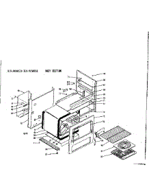 Body Section parts for Kenmore Range 119.9068110 (1199068110, 119 9068110) from AppliancePartsPros.com