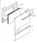 Oven Door And Snap-On Panel