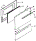 Oven Door And Snap-On Panel
