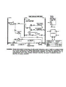 Wiring Diagram parts for Kenmore Range 119.9098510 (1199098510, 119 9098510) from AppliancePartsPros.com
