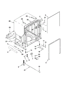 Tub And Frame Parts parts for Kenmore Dishwasher 665.13939K013 (66513939K013, 665 13939K013) from AppliancePartsPros.com