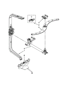 Upper Wash And Rinse Parts parts for Kenmore Dishwasher 665.13943K015 (66513943K015, 665 13943K015) from AppliancePartsPros.com