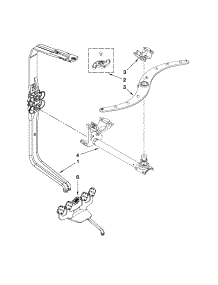 Upper Wash And Rinse Parts parts for Kenmore Dishwasher 665.13949K011 (66513949K011, 665 13949K011) from AppliancePartsPros.com