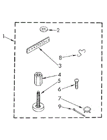 Miscellaneous parts for Kenmore Washer 110.81863820 (11081863820, 110 81863820) from AppliancePartsPros.com