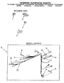 Wiring Harness parts for Kenmore Washer 110.81863830 (11081863830, 110 81863830) from AppliancePartsPros.com