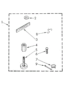 Miscellaneous parts for Kenmore Washer 110.81864110 (11081864110, 110 81864110) from AppliancePartsPros.com