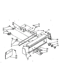 Console Panel Parts parts for Kenmore Washer 110.81864300 (11081864300, 110 81864300) from AppliancePartsPros.com