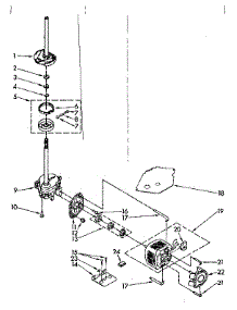 Brake, Clutch, Gearcase, Motor And Pump Parts parts for Kenmore Washer 110.81864600 (11081864600, 110 81864600) from AppliancePartsPros.com