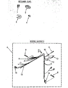Wiring Harness parts for Kenmore Washer 110.81864710 (11081864710, 110 81864710) from AppliancePartsPros.com