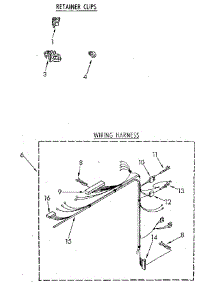 Wiring Harness parts for Kenmore Washer 110.81864720 (11081864720, 110 81864720) from AppliancePartsPros.com