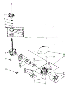 Brake, Clutch, Gearcase, Motor And Pump Parts parts for Kenmore Washer 110.81878300 (11081878300, 110 81878300) from AppliancePartsPros.com