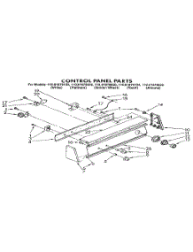 Control Panel parts for Kenmore Washer 110.81878320 (11081878320, 110 81878320) from AppliancePartsPros.com