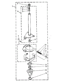 Brake And Drive Tube Parts parts for Kenmore Washer 110.81878600 (11081878600, 110 81878600) from AppliancePartsPros.com