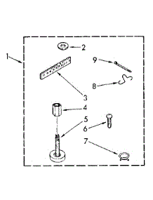 Miscellaneous parts for Kenmore Washer 110.81910100 (11081910100, 110 81910100) from AppliancePartsPros.com