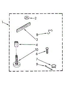 Miscellaneous parts for Kenmore Washer 110.81921110 (11081921110, 110 81921110) from AppliancePartsPros.com